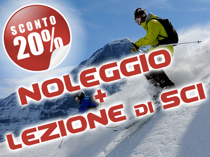 Noleggio + Lezione di Sci - Sconto 20%